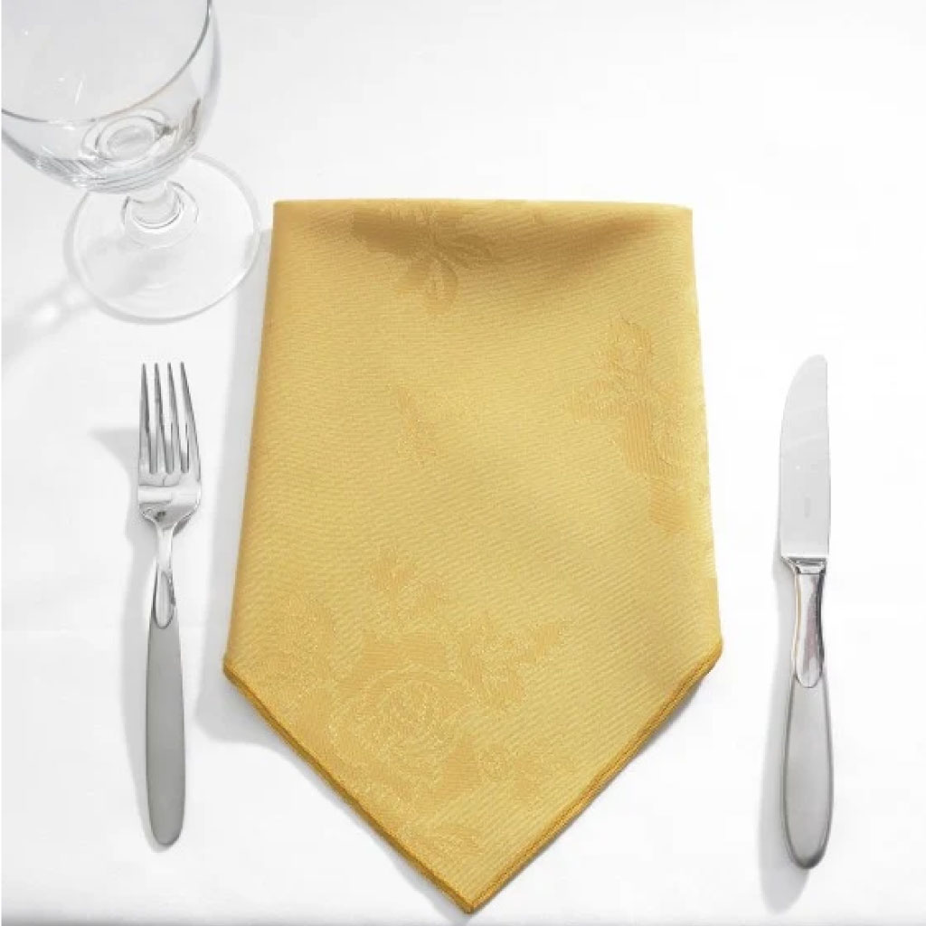 Round Table Cloth Rose Design (Pack of 8)