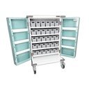 30 Tray Compact Unit Dosage Trolley Double Door /Key Lock - (H) 1100 x (W) 730 x (D) 570mm