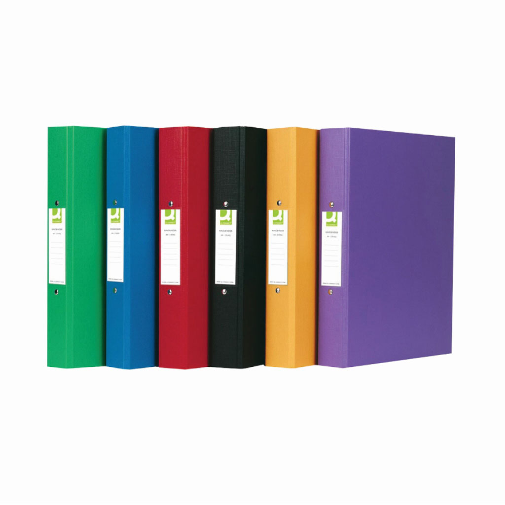 A4 Q Connect Binder 25mm Assorted Colours - Stationery product from Care Express