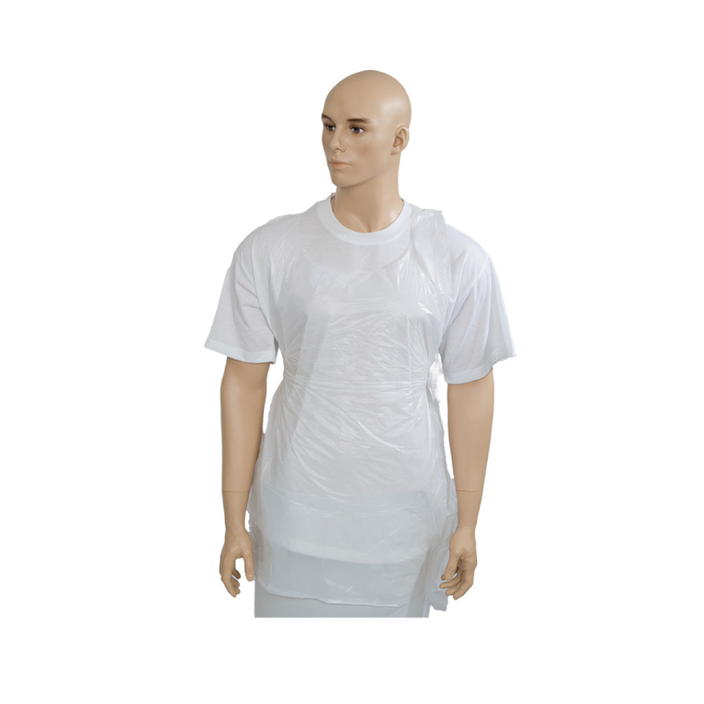Apron Polythene White 8 Micron - Aprons and PPE product from Care Express
