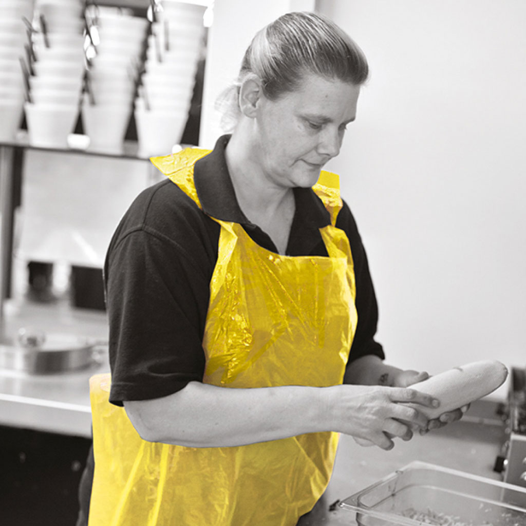 Aprons Disposable Rolls Yellow 10 Micron - Aprons and PPE product from Care Express