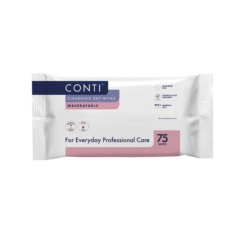 Conti Maceratable Large Wipes 30x28cm - Cleansing Wipes product from Care Express