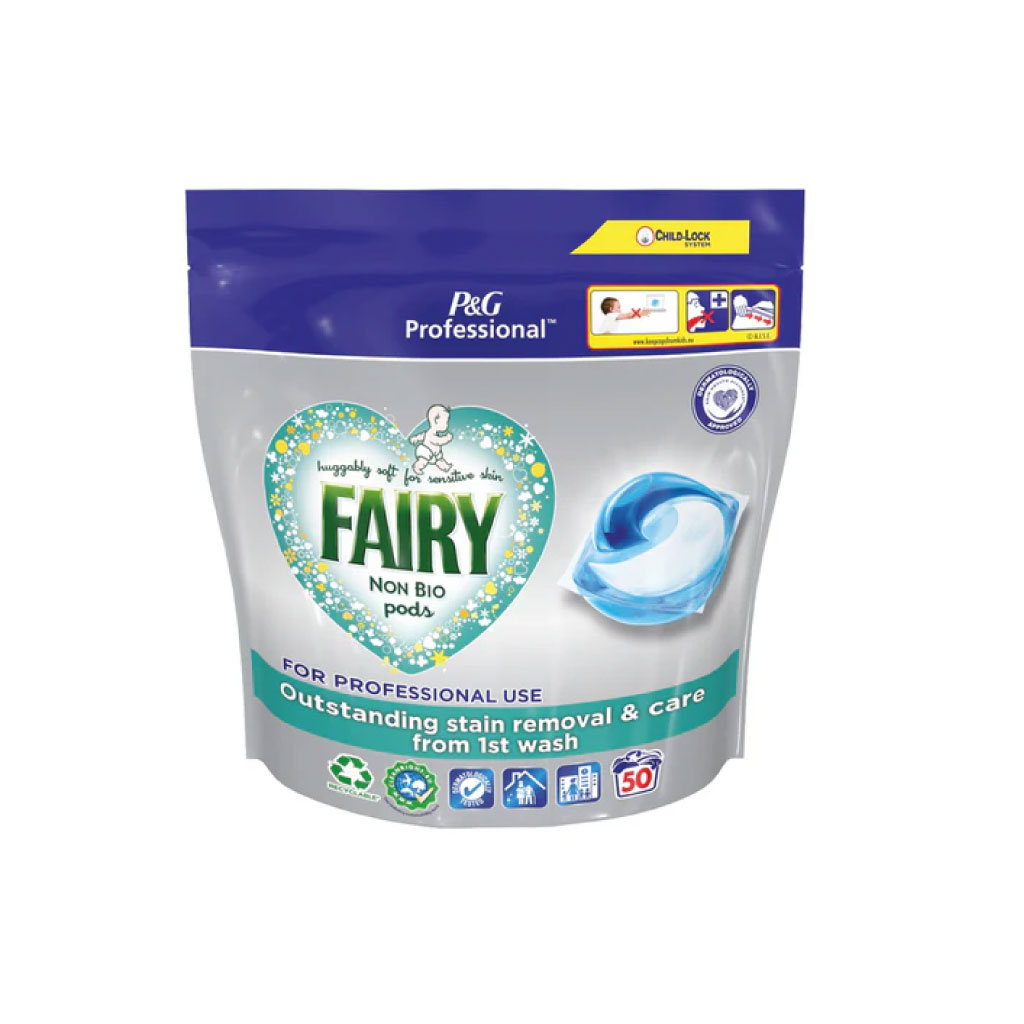 Fairy Non Bio Liquitabs 100 Pack for sensitive laundry Care Express