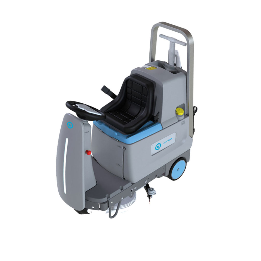I-Drive Ride On Scrubber Dryer Includes 6 Batteries Complete With I-Mop Lite - Hard Floor Cleaners product from Care Express