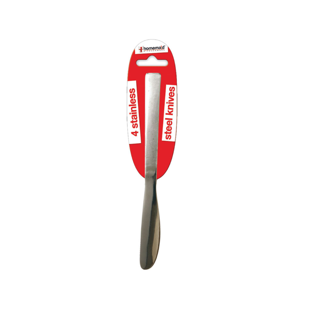 Knife Stainless Steel 4 Per Card - Tableware product from Care Express