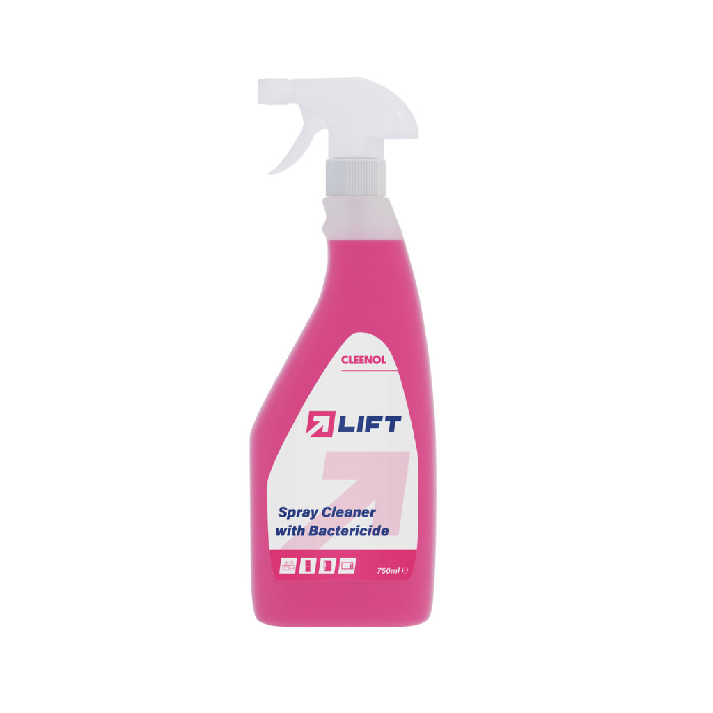 Cleenol Lift Spray Cleaner & Bactericide - 750ml (Pack of 6)