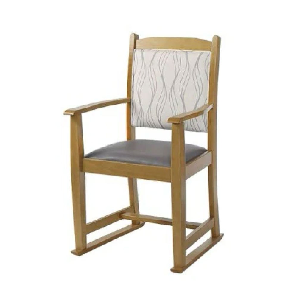 Madrid Essentials Oak Carver Chair With Skis