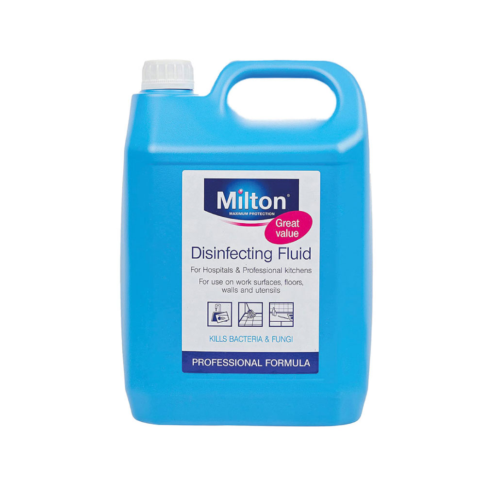 Milton Disinfecting Fluid 1x5L for Cleaning Products cleaning supplies Care Express