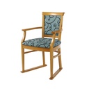 Nice Essentials Oak Carver Chair With Skis