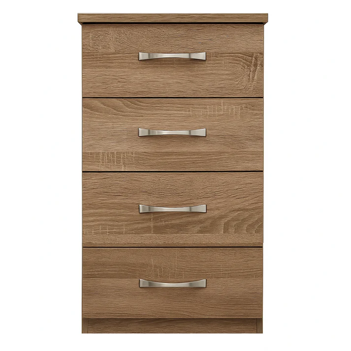 Oasis 4 Drawer Narrow Chest - (H)1010 x (W)520 x (D)420