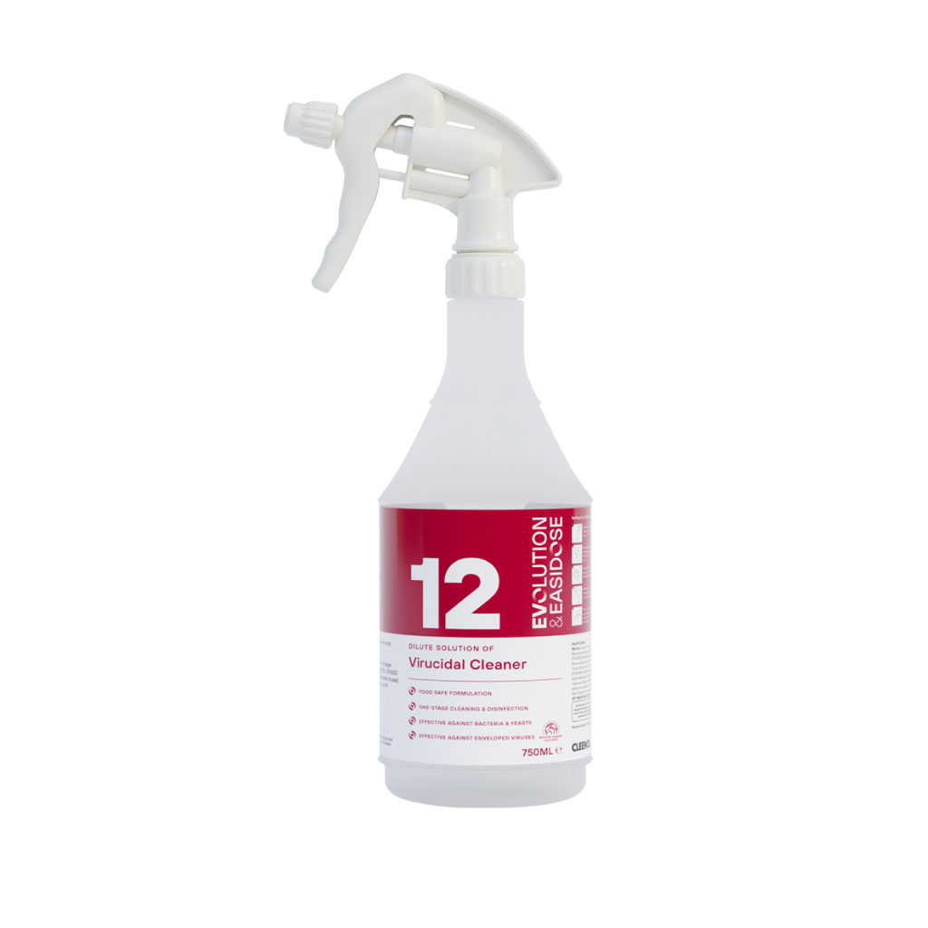 Refill Flask for Concentrated Virucidal Cleaner for Surface Cleaning cleaning supplies Care Express