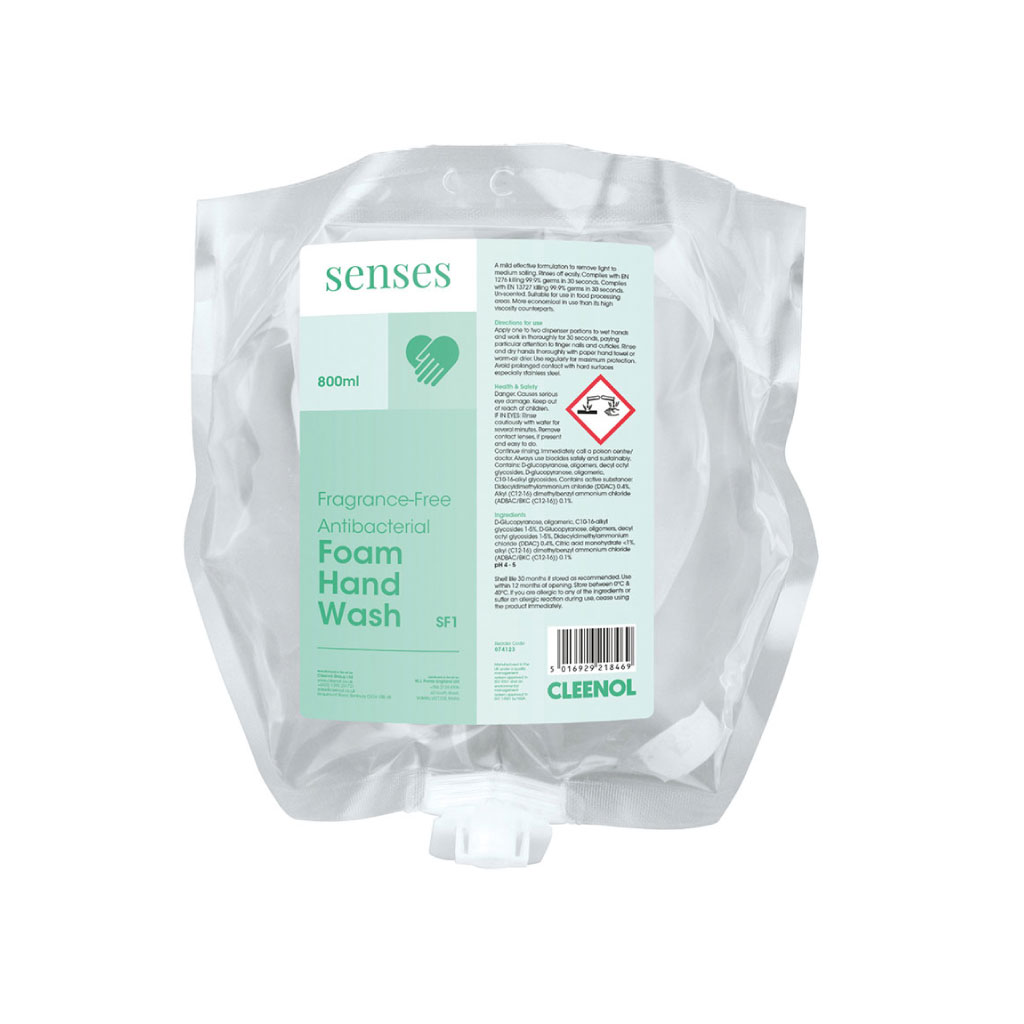 Senses Antibacterial Foam Hand Wash 800ml Care Express