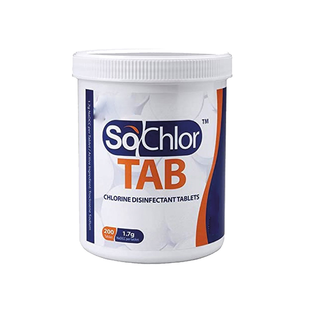 Sochlor Chlorine Disinfectant Tablets for Cleaning Products cleaning supplies Care Express