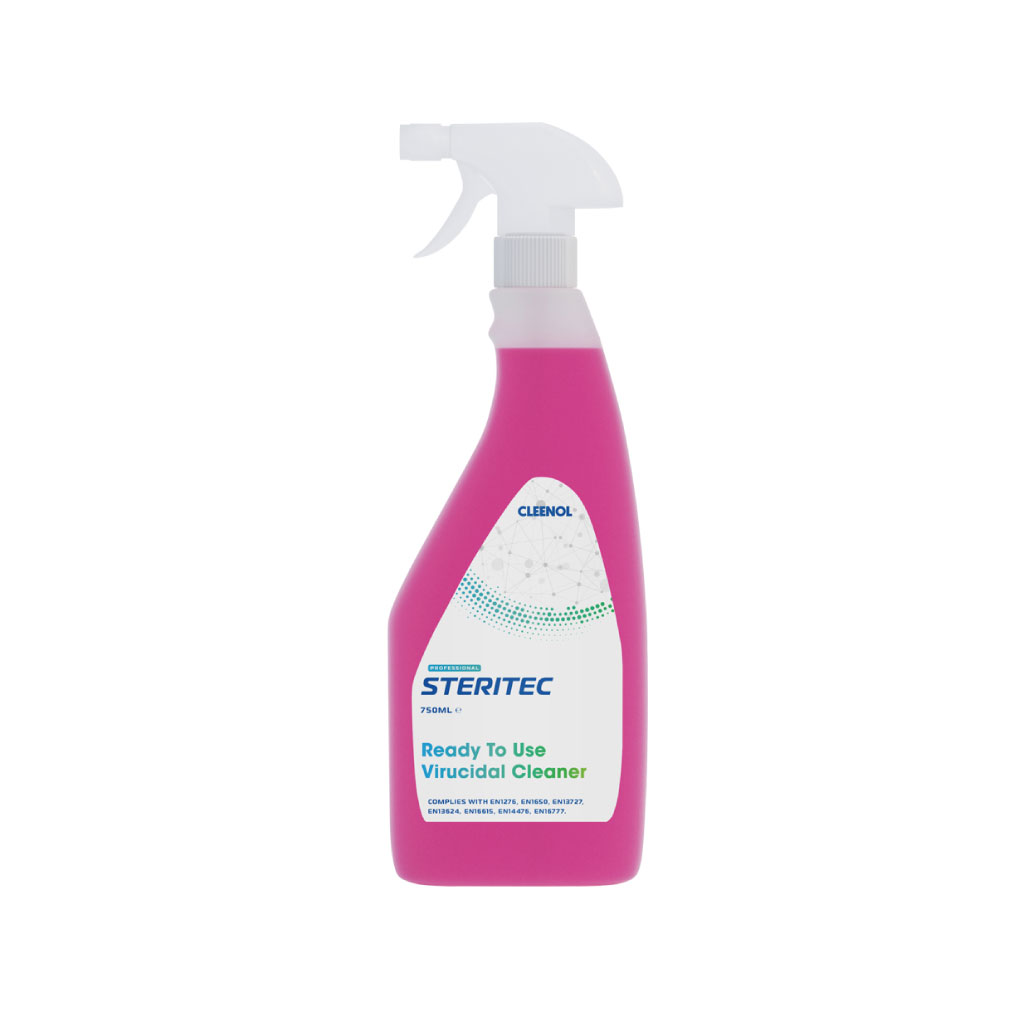 Cleenol Steritec Virucidal Cleaner RTU - 750ml (Pack of 6)