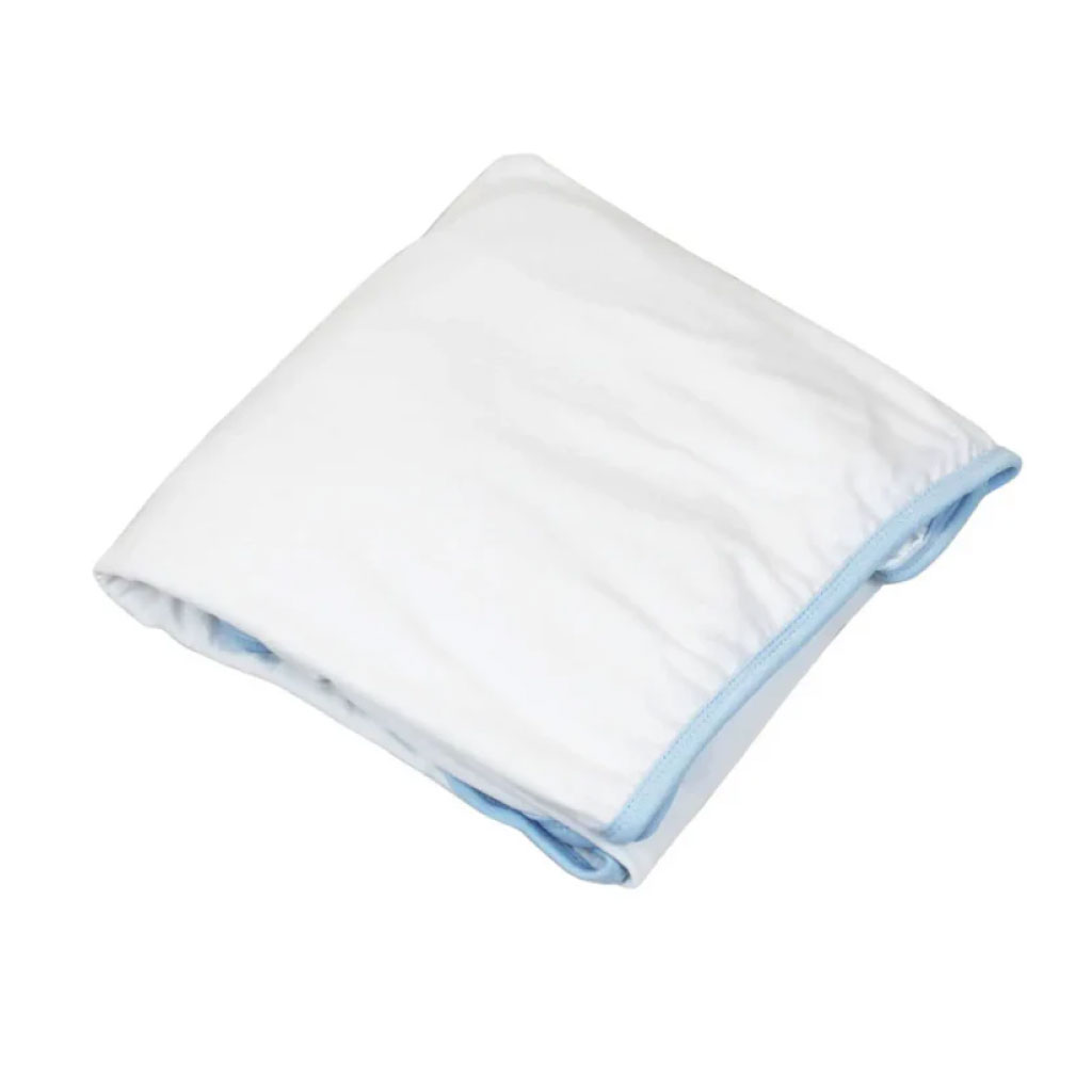 White stretch jersey fitted sheet pack of 4 for single beds Care Express