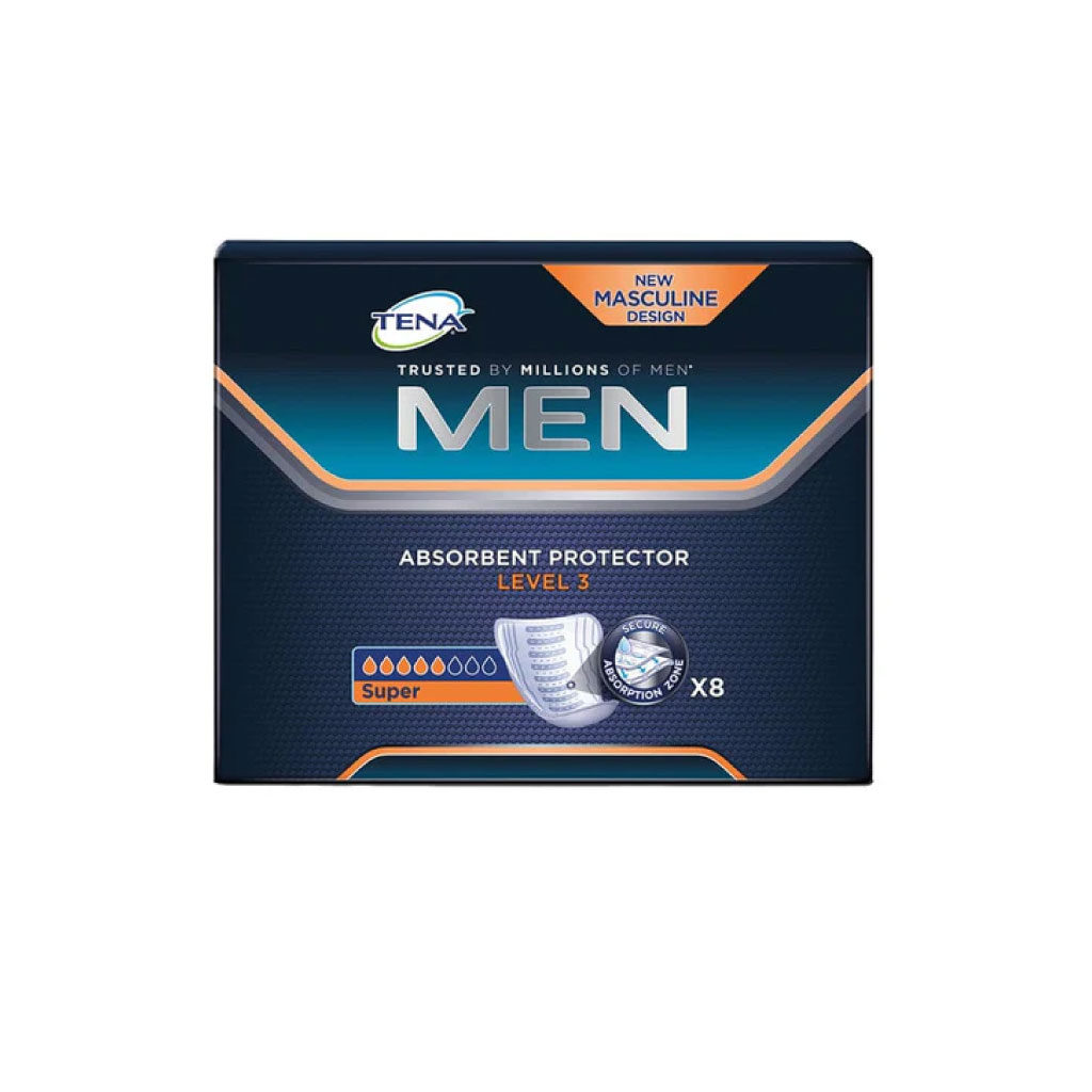 Tena Men (Level 3) Absorbent Protector X8 - Tena Men product from Care Express