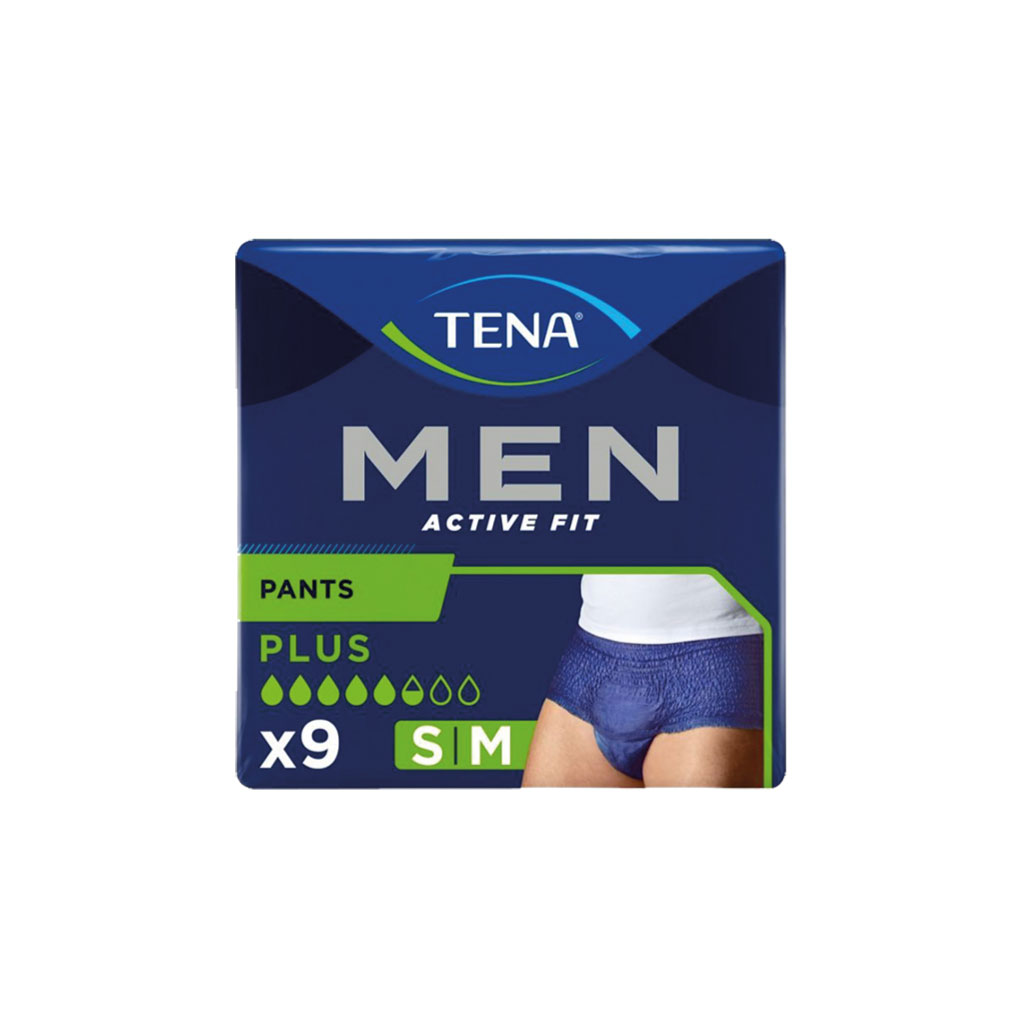 Tena Men Active Fit Pants Plus S M Navy Blue X9 - Tena Men product from Care Express