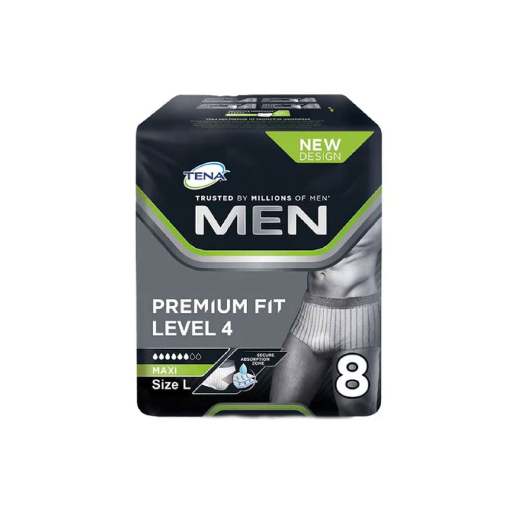 Tena Men Premium Fit Protective Underwear Maxi L4 Large X8 - Tena Men product from Care Express