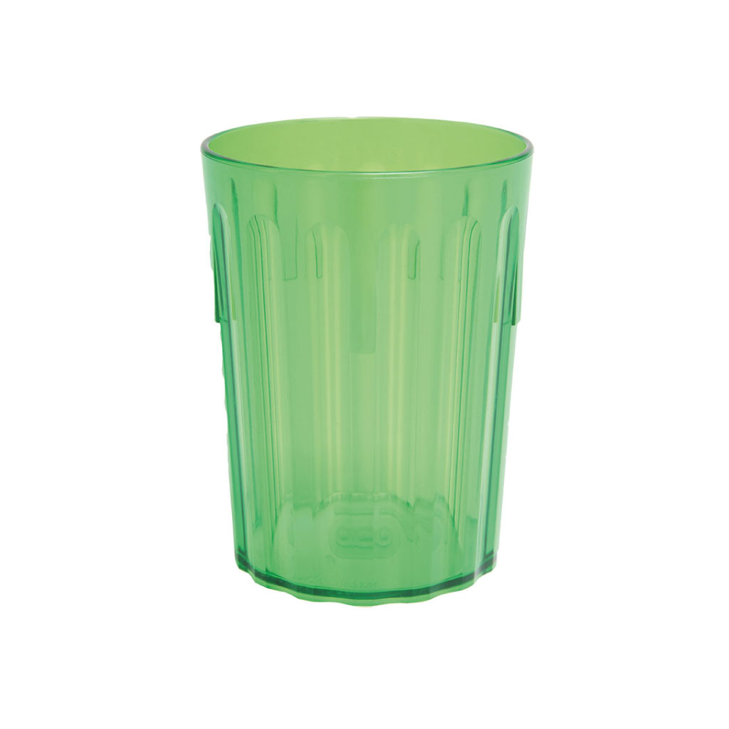 Tumbler Fluted Trans Green 250ml - Daily Living Aids product from Care Express