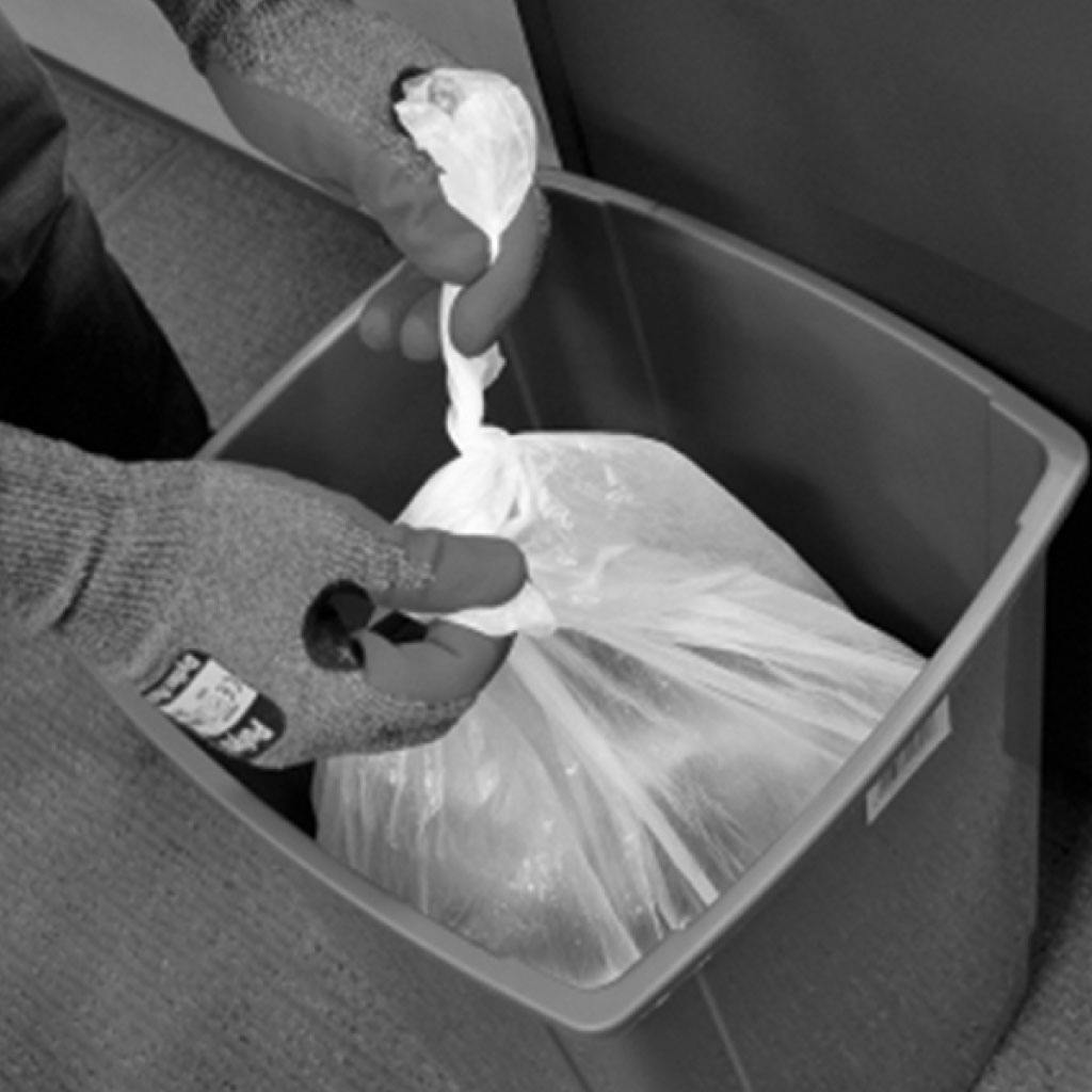 White Swing Bin Liners 45L - Bags and Sacks product from Care Express