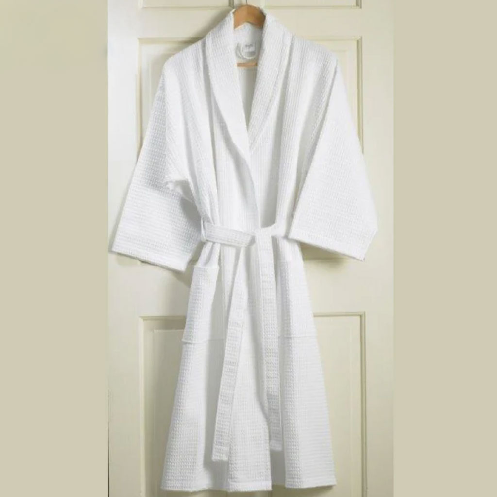 White Waffle Bath Robe (XL) - Pack of 2 - Towels product from Care Express