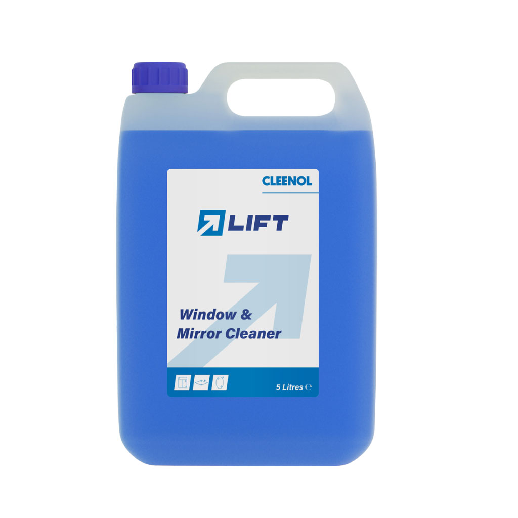 Cleenol Lift Window & Mirror Cleaner - 5 Litre (Pack of 2)