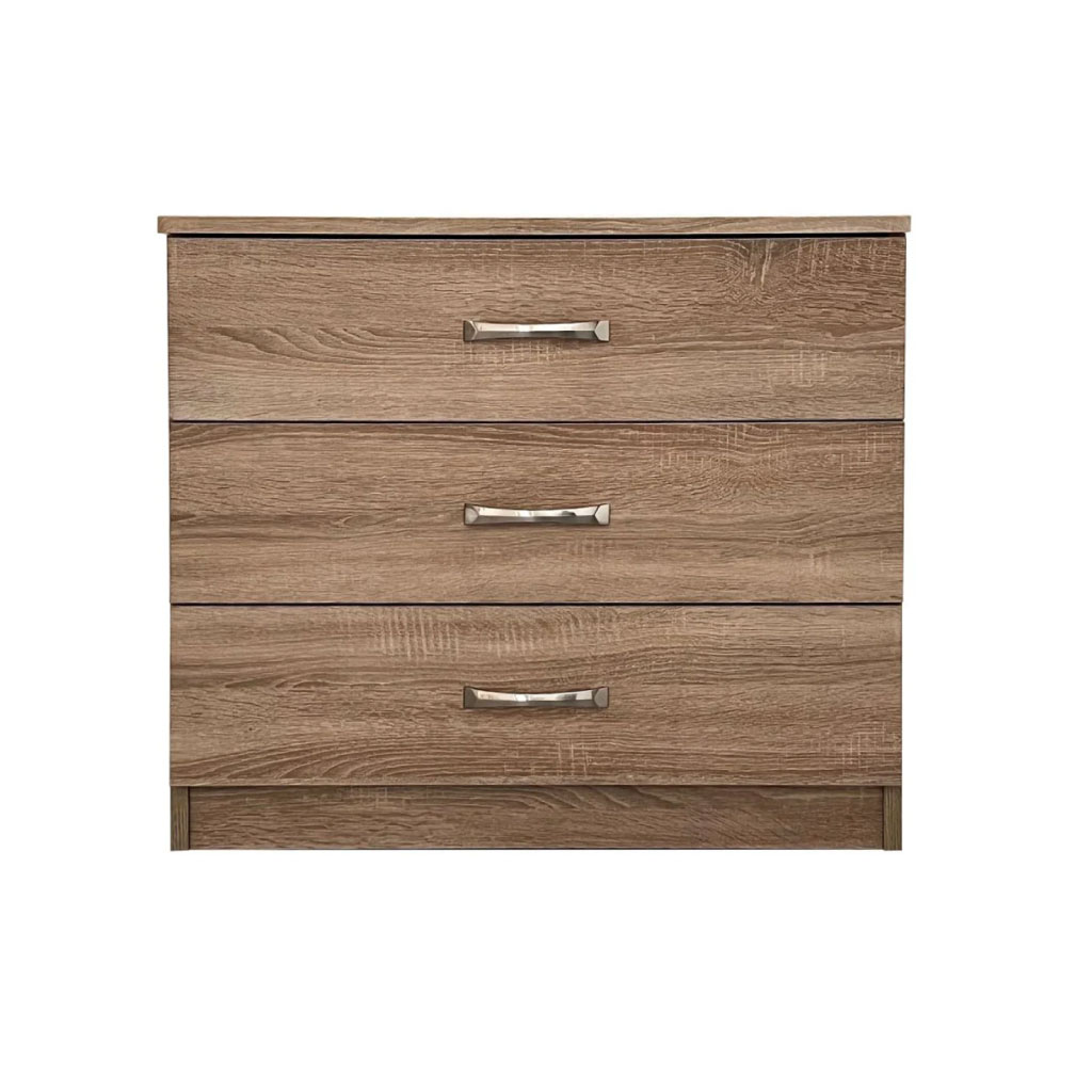 Oasis 3 Drawer Wide Chest - (H)780 x (W) 780 x (D)420