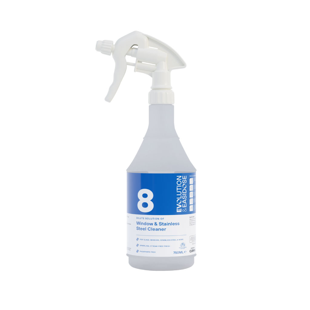 Cleenol Refill Flask for Easidose 8 Window and Stainless Steel Cleaner - 750ml  Care Express