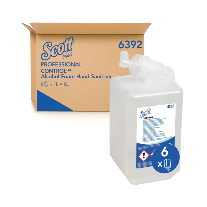 Scott Alcohol Foam Hand Sanitiser - 1Litre  Care Express