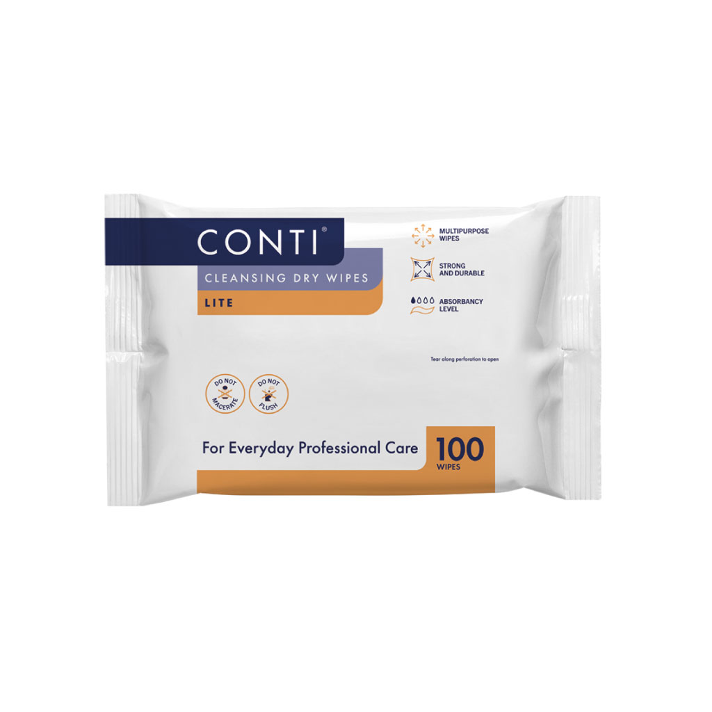 Conti Dry Wipes 24x18cm - Cleansing Wipes product from Care Express