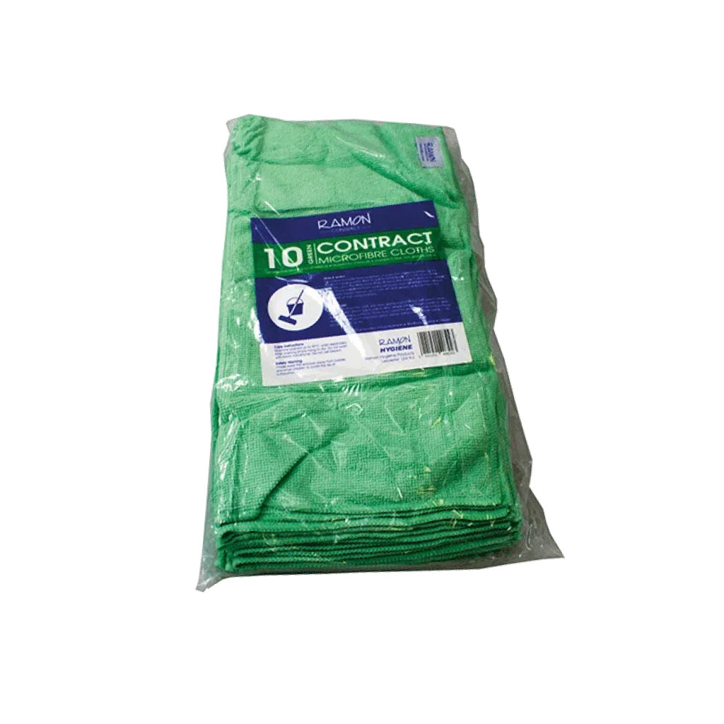 Microfibre Cloth Blue Pack of 10 for Cloths and Brushes cleaning supplies Care Express