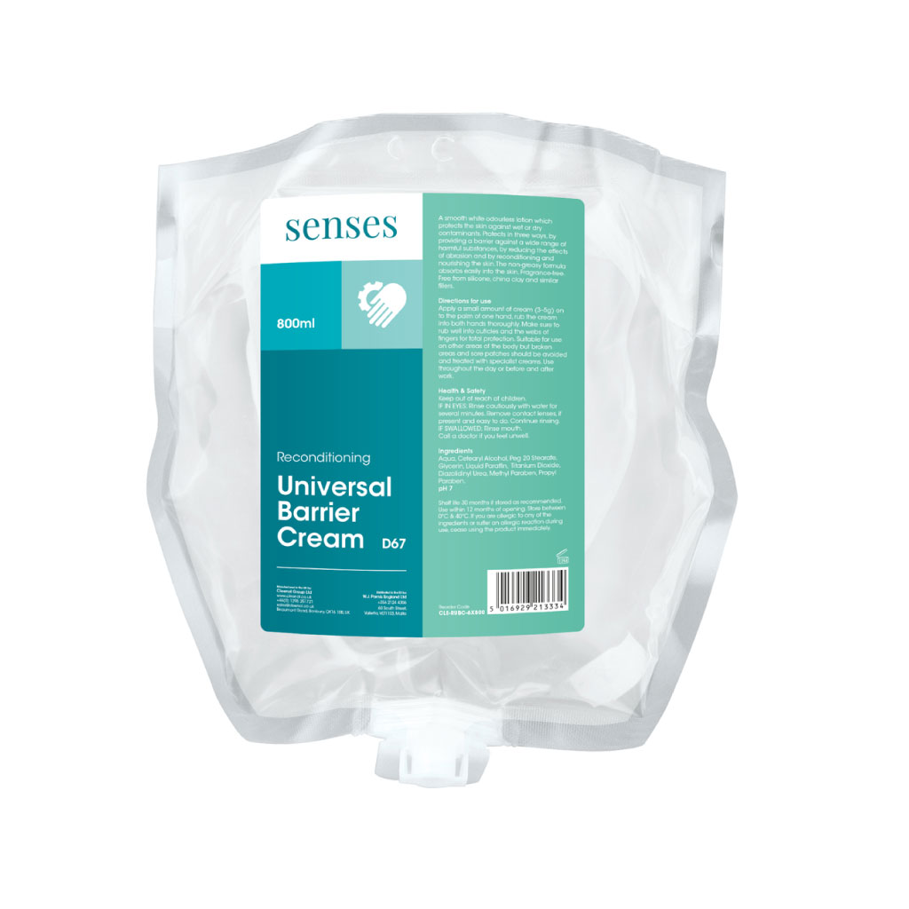 Senses Barrier Cream 800ml - Soap and Sanitiser product from Care Express