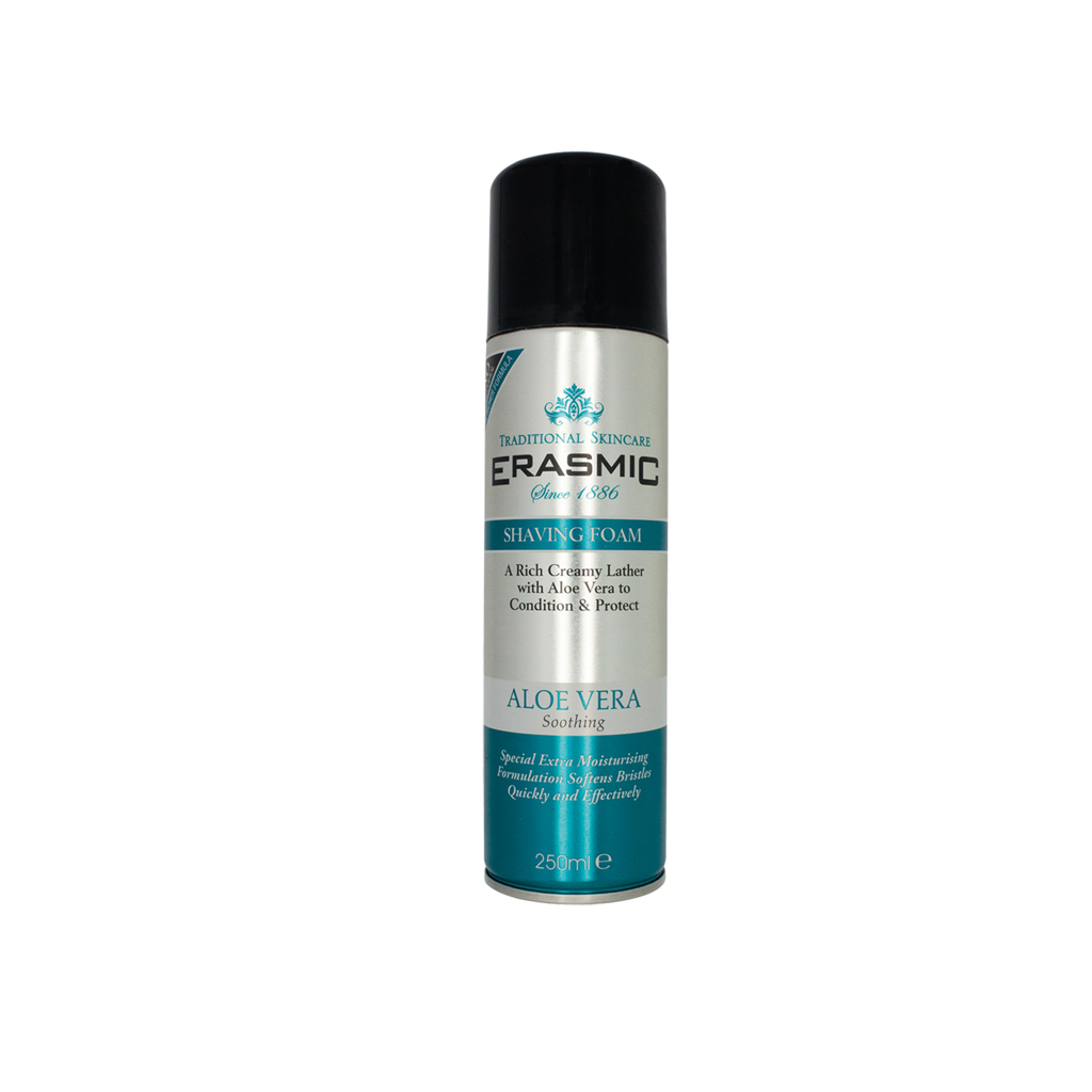 [MC163] Erasmic Aloe Vera Shave Foam - 250ml (Pack of 6)