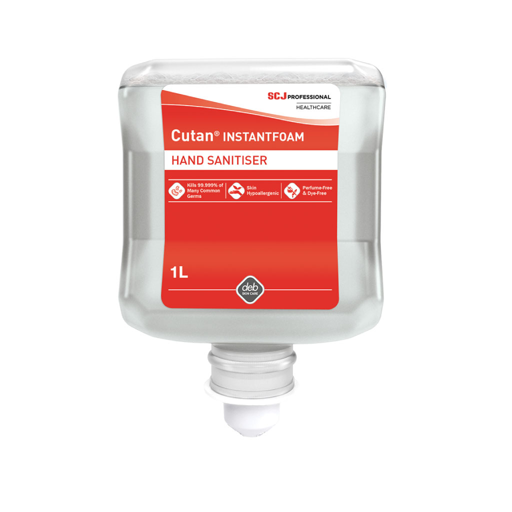 Cutan Foam Hand Sanitiser Cartridge - 1 Litre - Housekeeping - Soap and Sanitisers from Care Express
