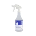 Cleenol Refill flask for Easidose 6 Concentrated Perfumed Antibacterial Bath & Washroom Cleaner - 750ml (Pack of 6)