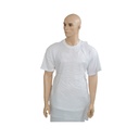 Apron Polythene - White, 8 Micron (Pack of 5 x 200 Rolls)
