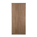 Oasis 2 Door Wardrobe - (H)1900 x (W)780 x (D)560