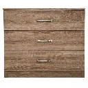 Oasis 3 Drawer Bedside  - (H)780 x (W)420 x (D)420