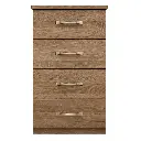 Oasis 4 Drawer Narrow Chest - (H)1010 x (W)520 x (D)420