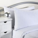 Softguard Flame Retardant Striped Pillowcase (Pack of 8)
